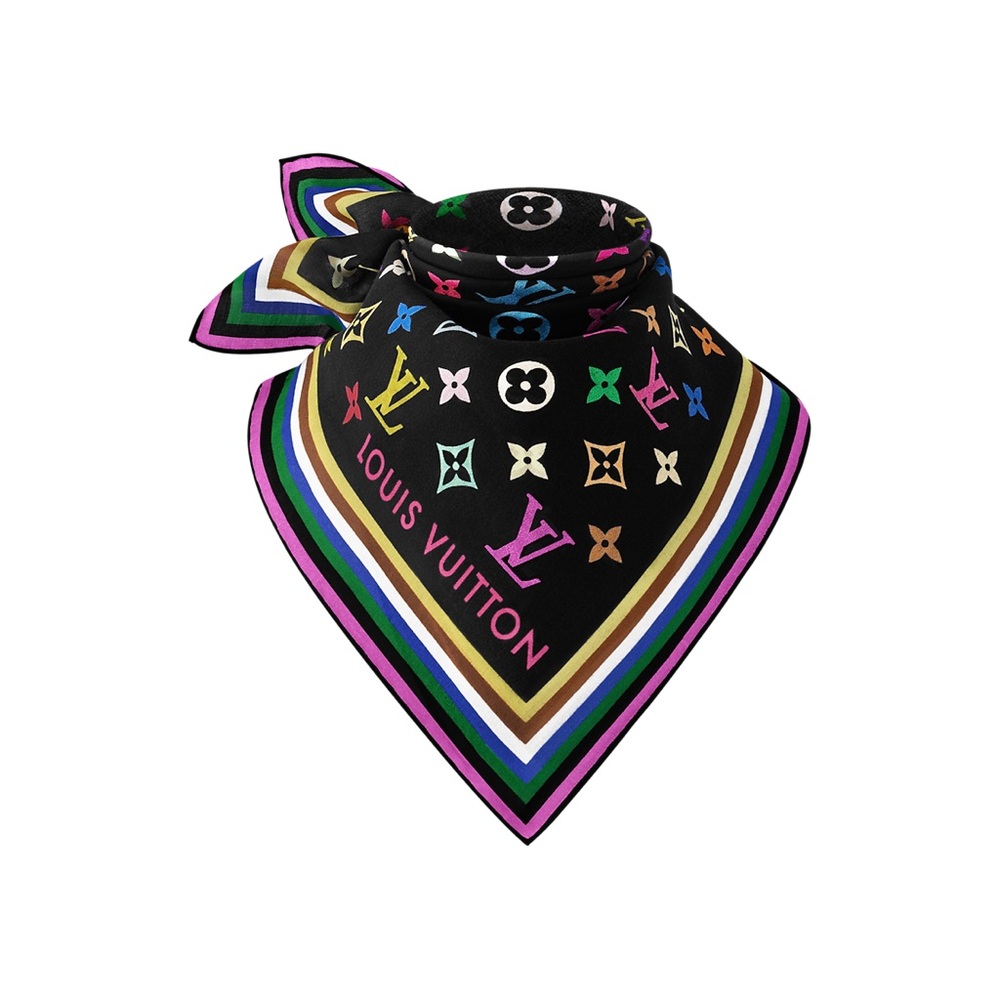 Louis Vuitton Multicolor Silk Scarf